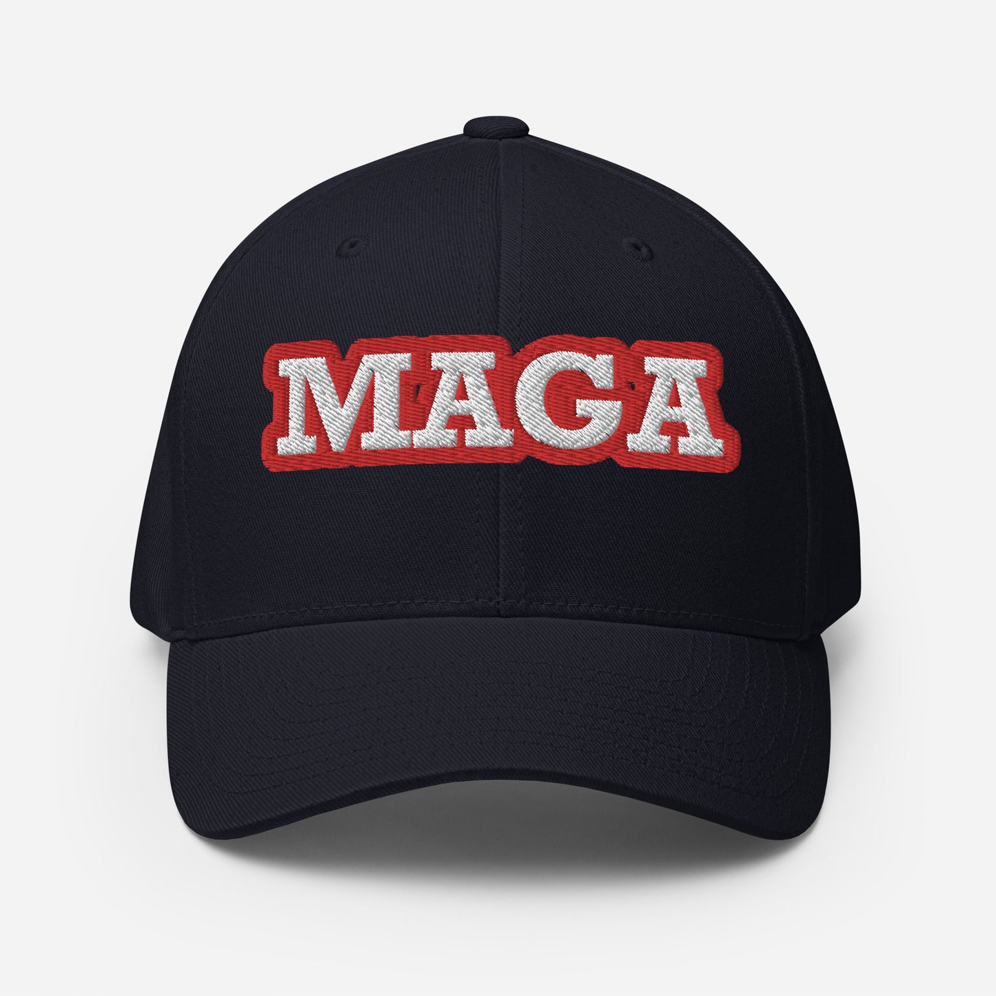 MAGA Front TRUMP on Back - Structured Twill Cap