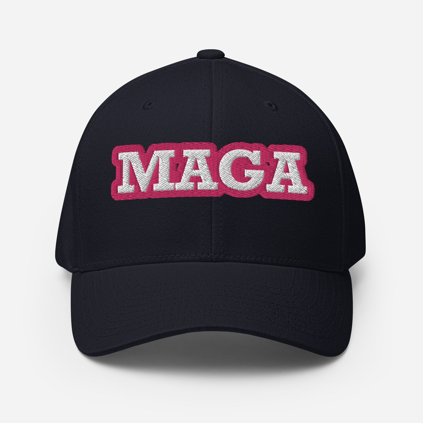 MAGA front TRUMP on Back Structured Twill Cap