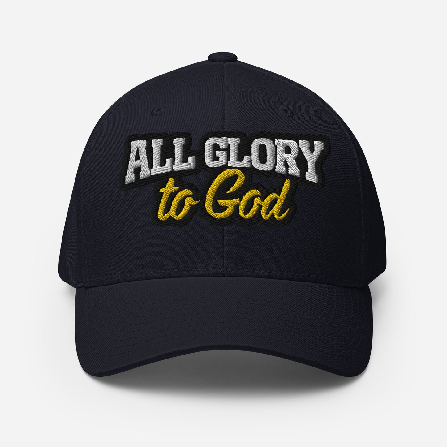 All Glory go&#39;s to GOD! Structured Twill Cap