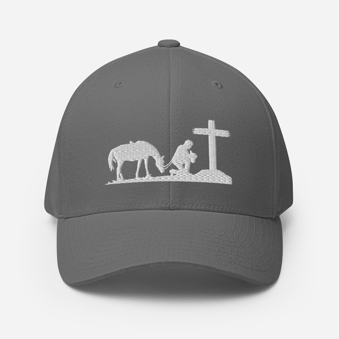 Cowboy Praying to GOD - Structured Twill Cap