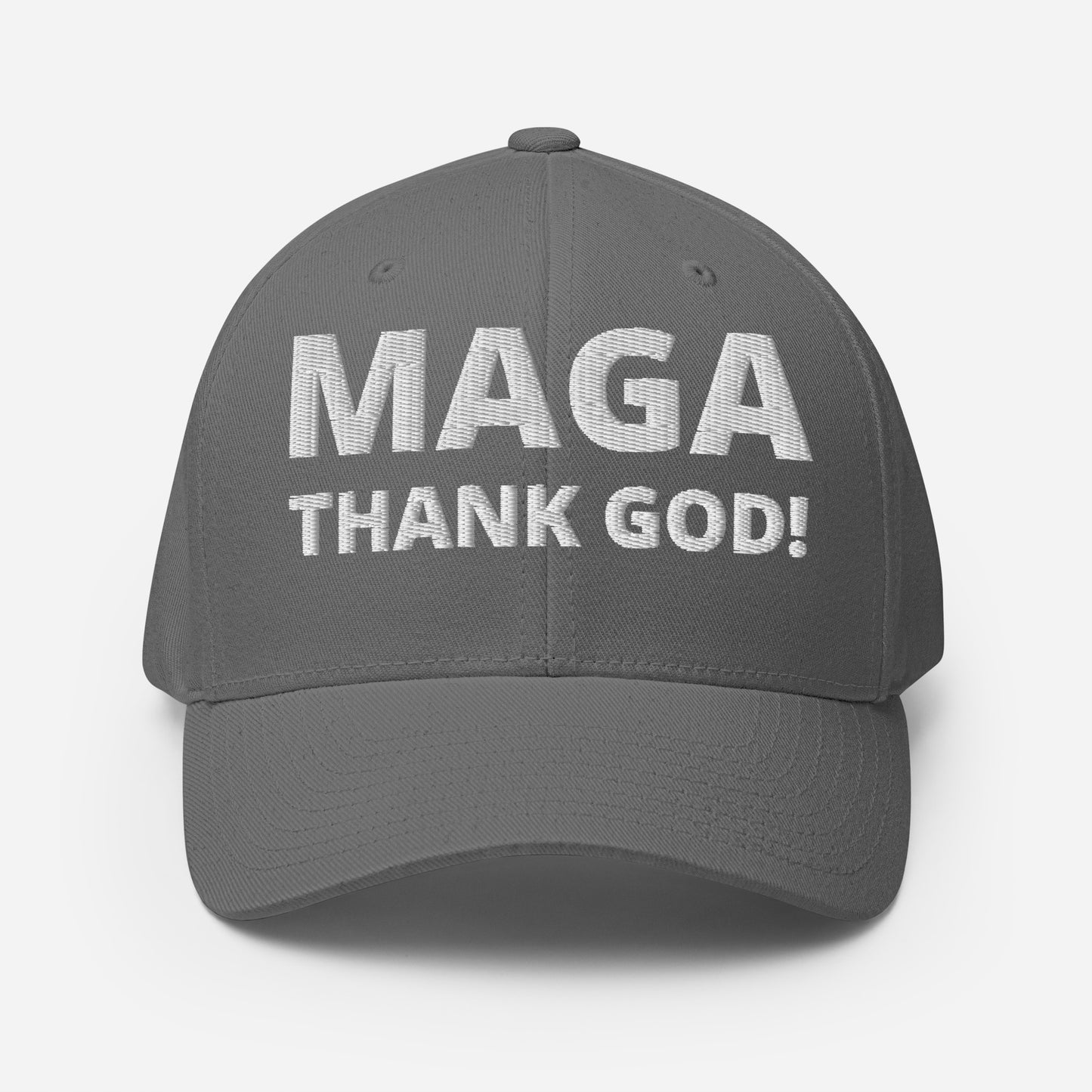 MAGA Thank GOD - Structured Twill Cap