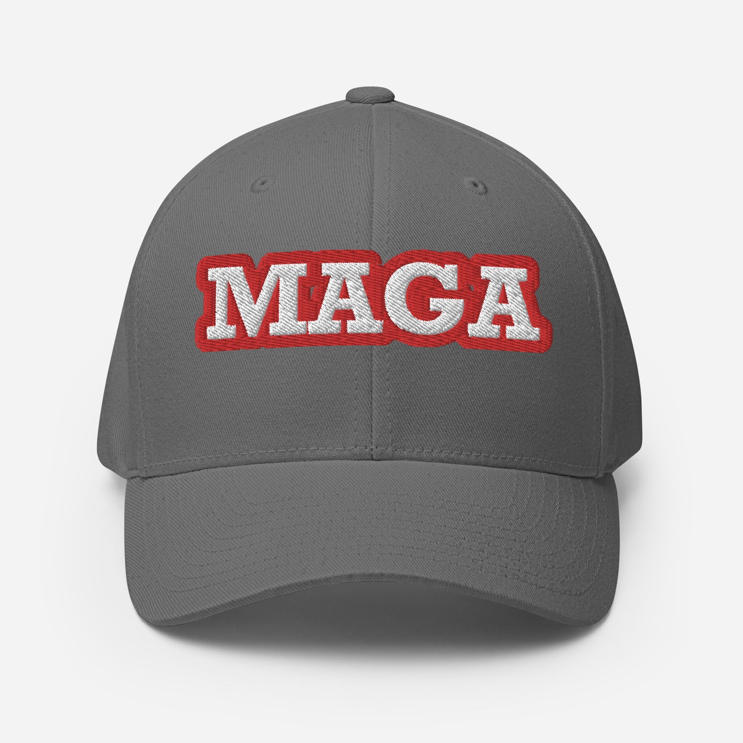 MAGA Front TRUMP on Back - Structured Twill Cap