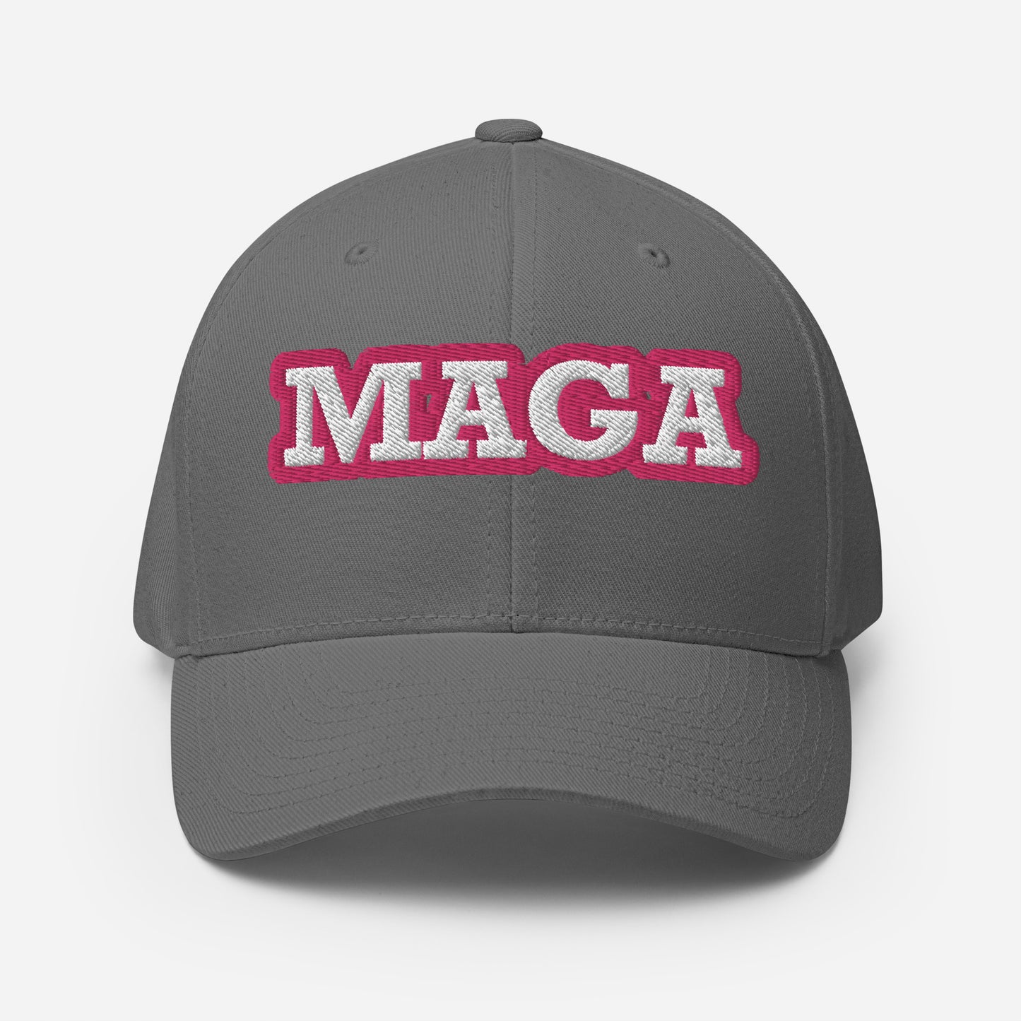 MAGA front TRUMP on Back Structured Twill Cap