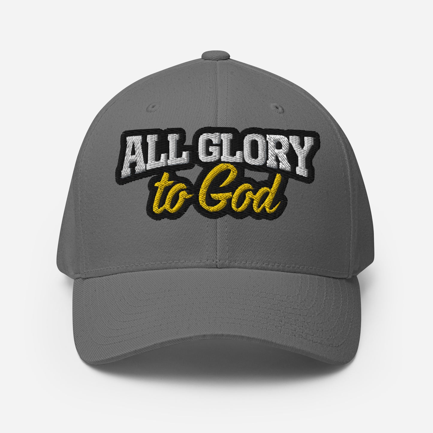 All Glory go&#39;s to GOD! Structured Twill Cap