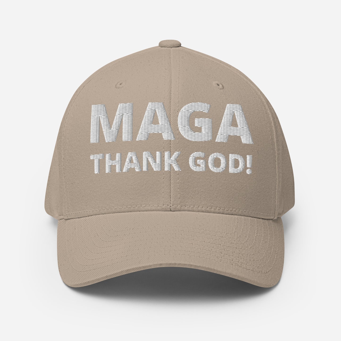 MAGA Thank GOD - Structured Twill Cap