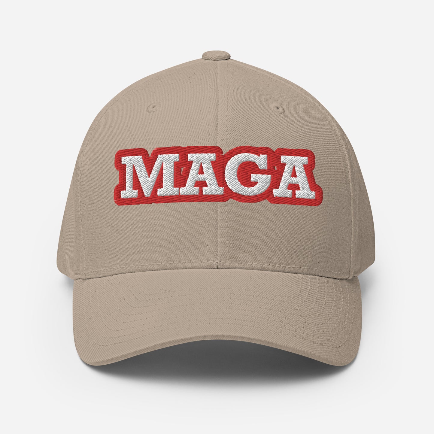 MAGA Front TRUMP on Back - Structured Twill Cap