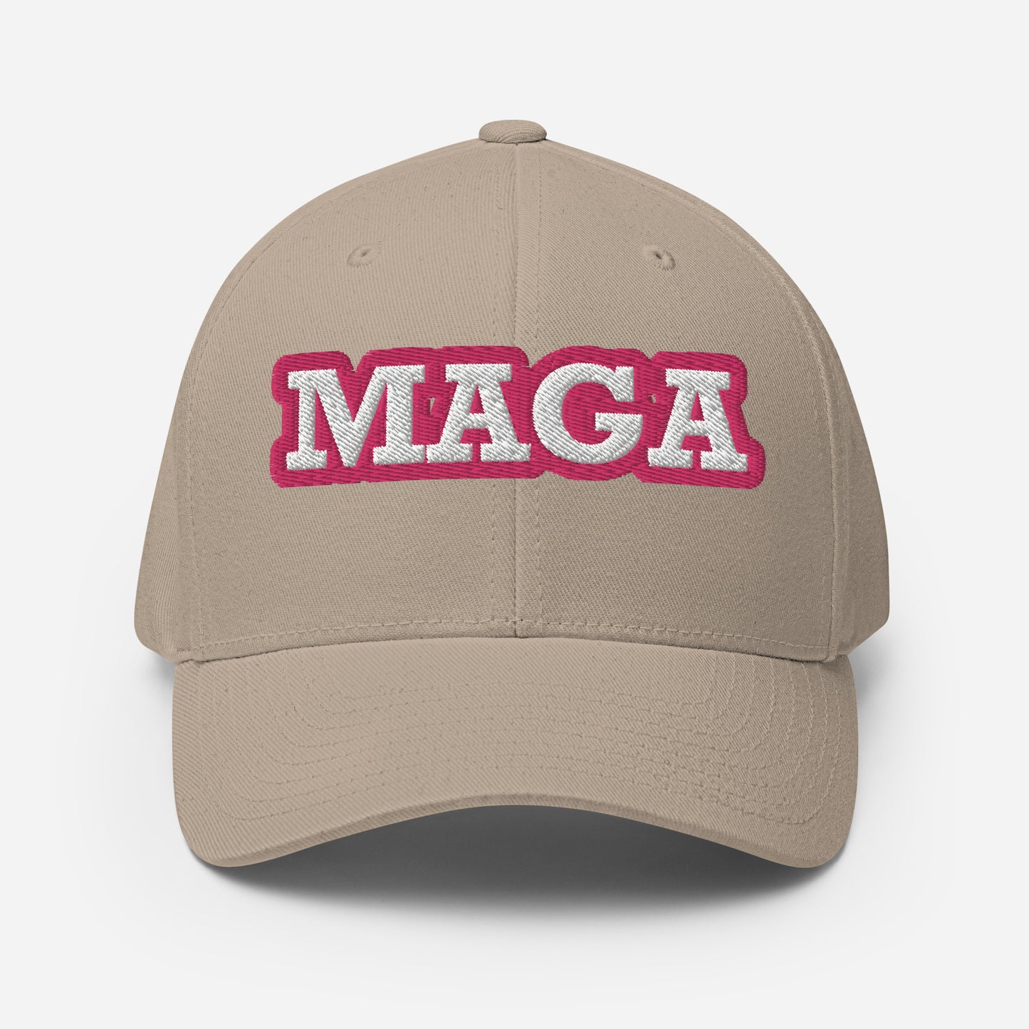 MAGA front TRUMP on Back Structured Twill Cap