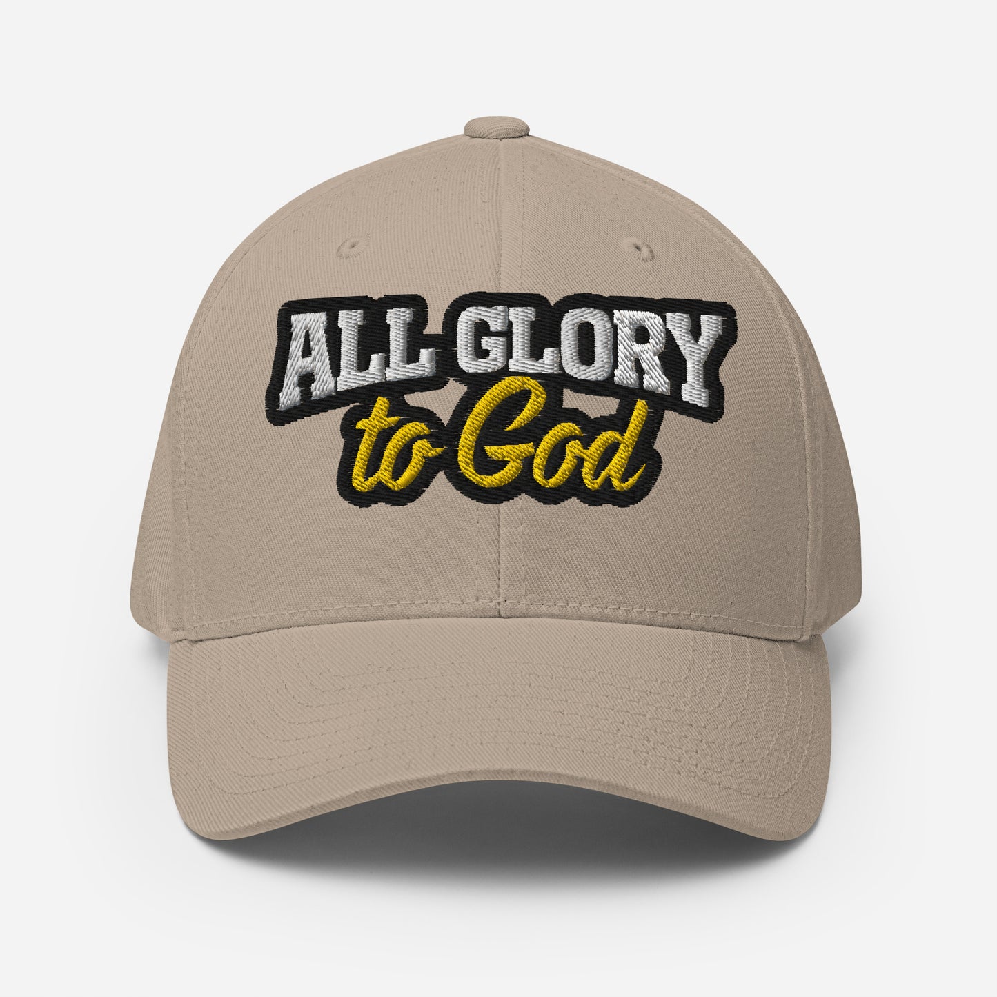 All Glory go&#39;s to GOD! Structured Twill Cap