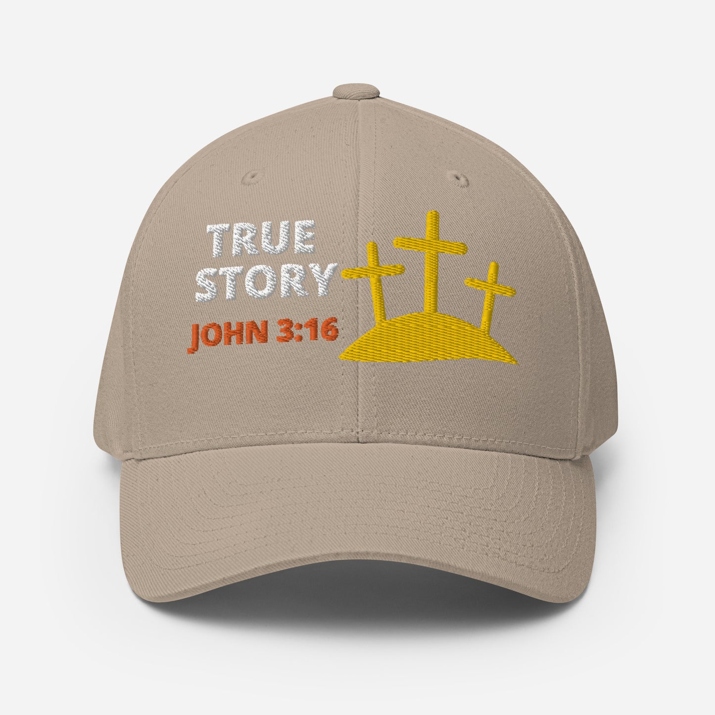 TRUE STORY John 3:16 Structured Twill Cap