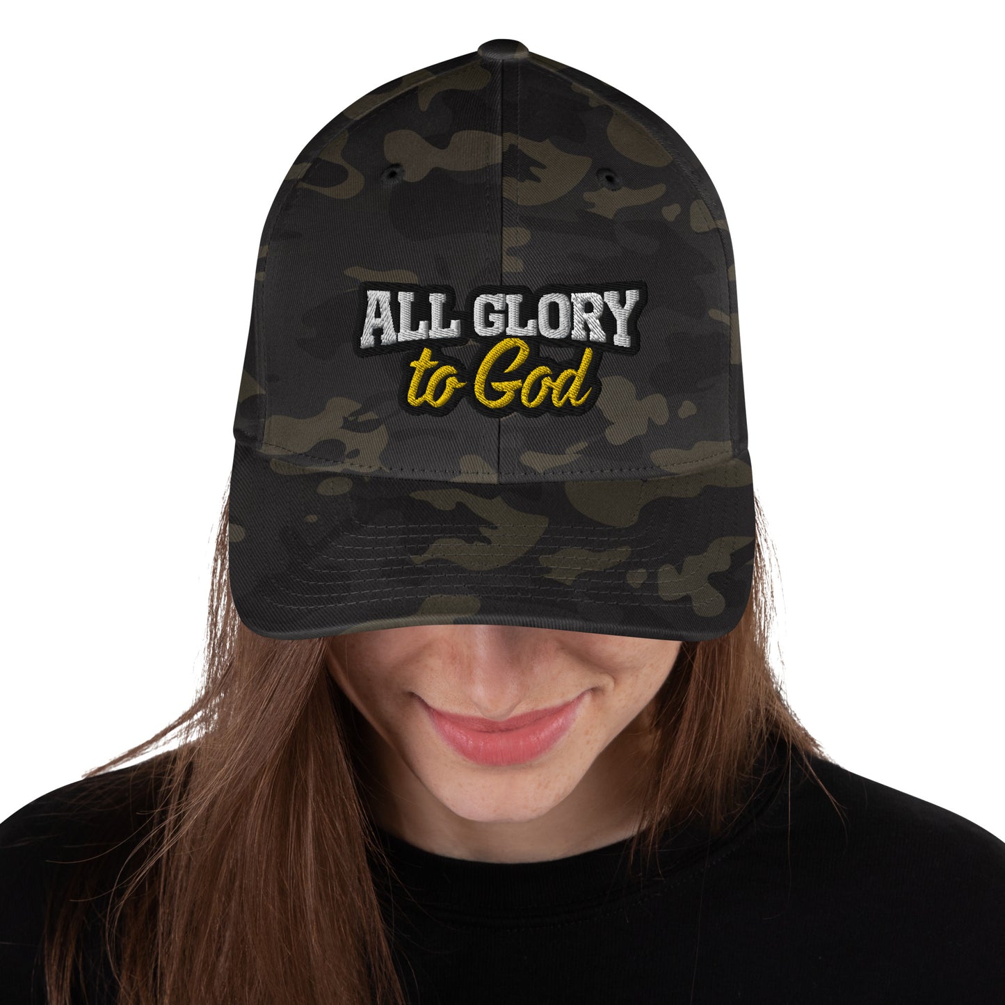 All Glory go&#39;s to GOD! Structured Twill Cap