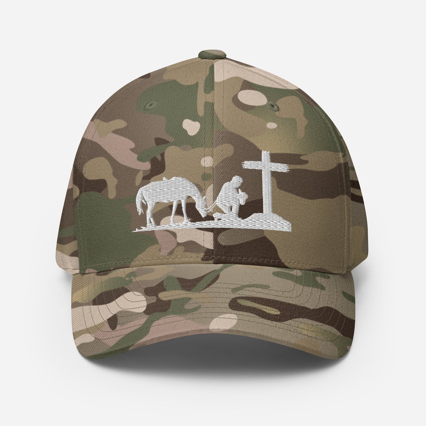 Cowboy Praying to GOD - Structured Twill Cap