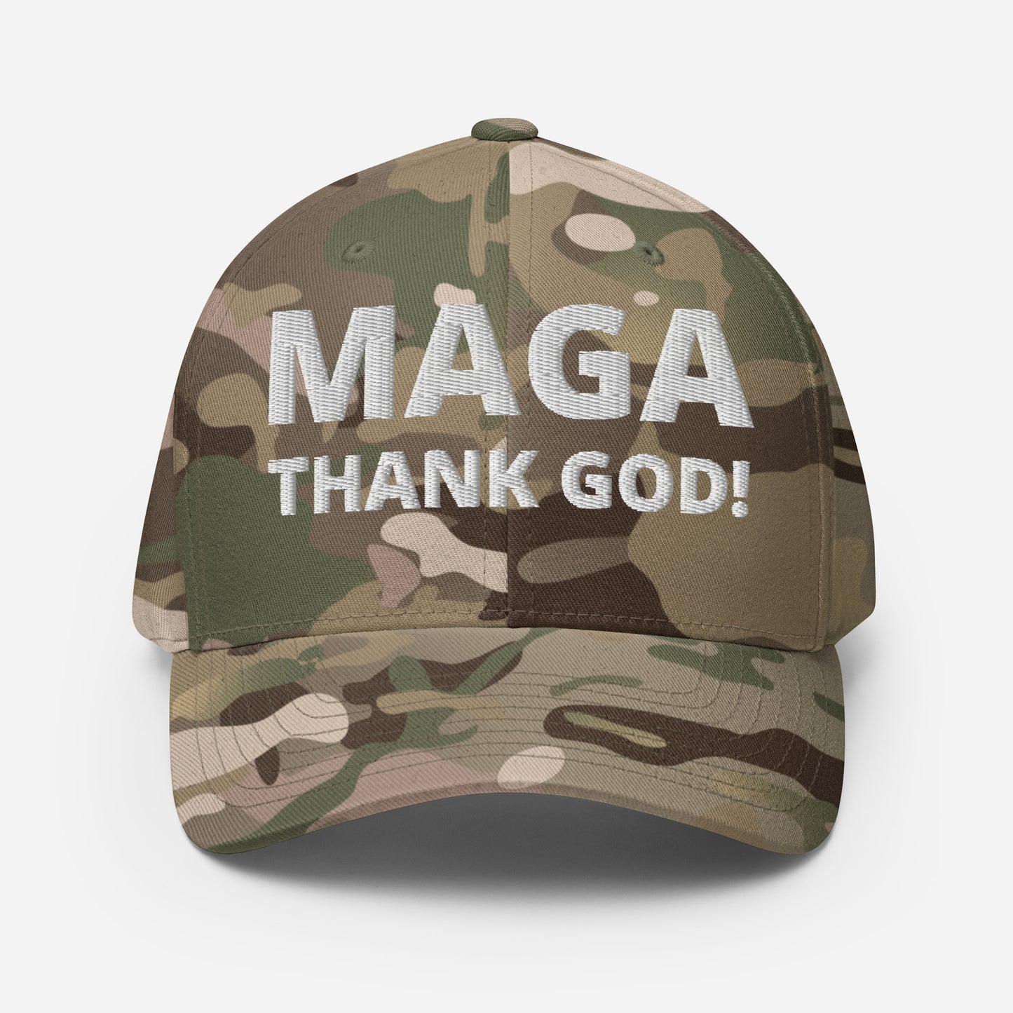 MAGA Thank GOD - Structured Twill Cap