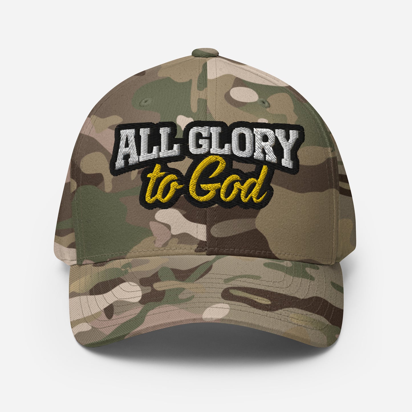 All Glory go&#39;s to GOD! Structured Twill Cap