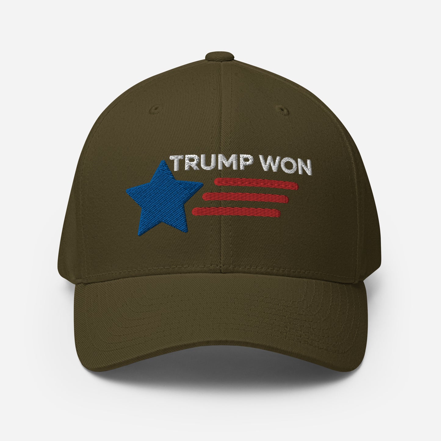 TRUMP WON 2020 Election Structured Twill Cap