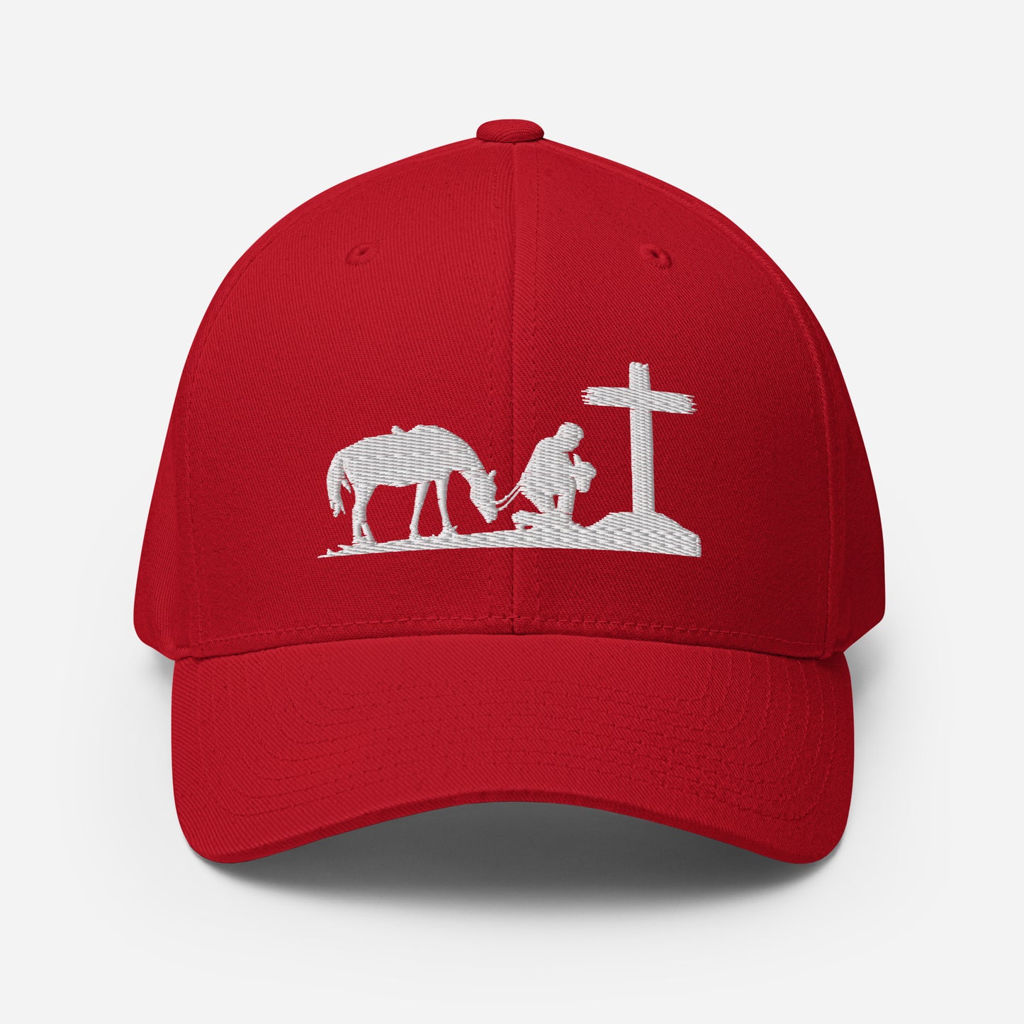 Cowboy Praying to GOD - Structured Twill Cap