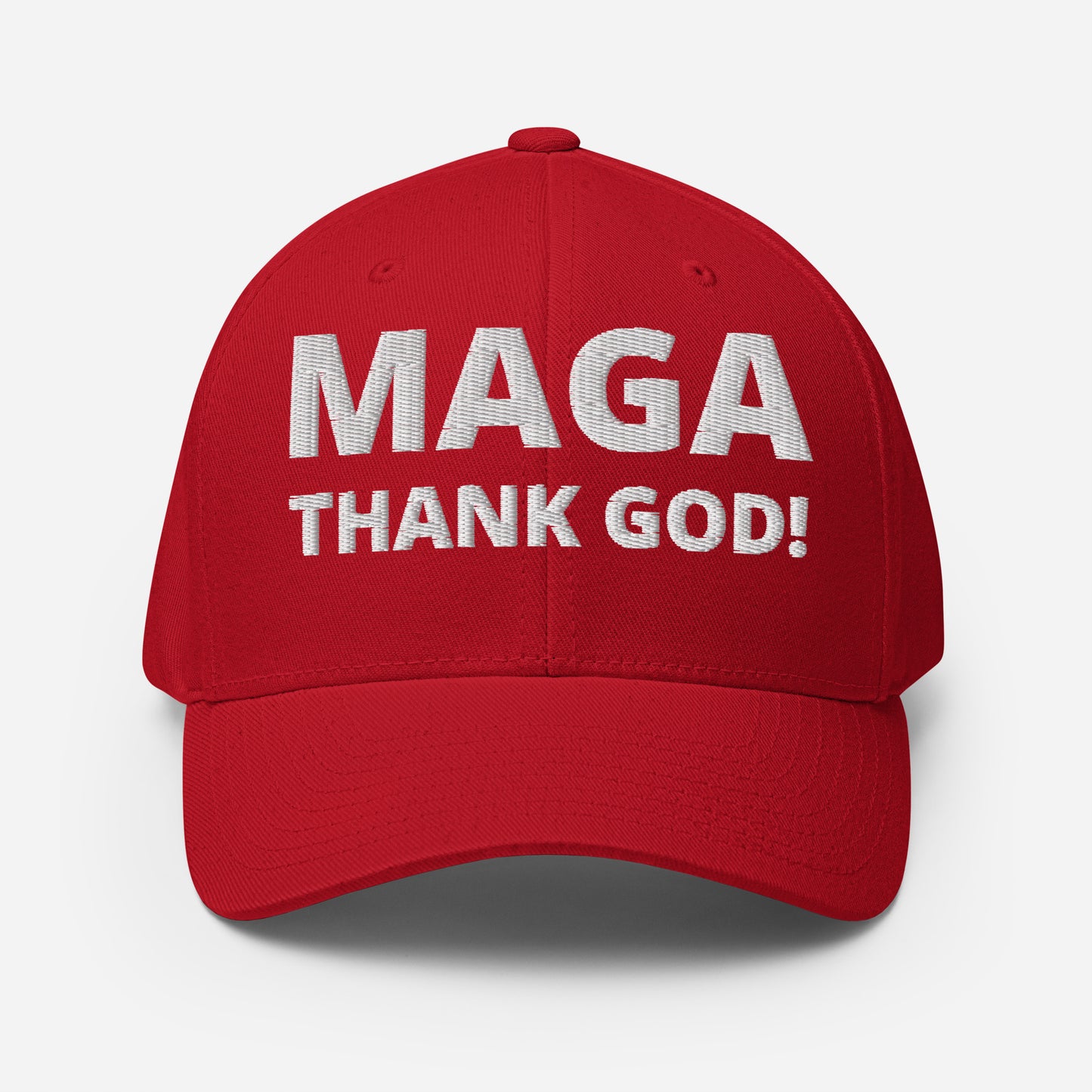 MAGA Thank GOD - Structured Twill Cap