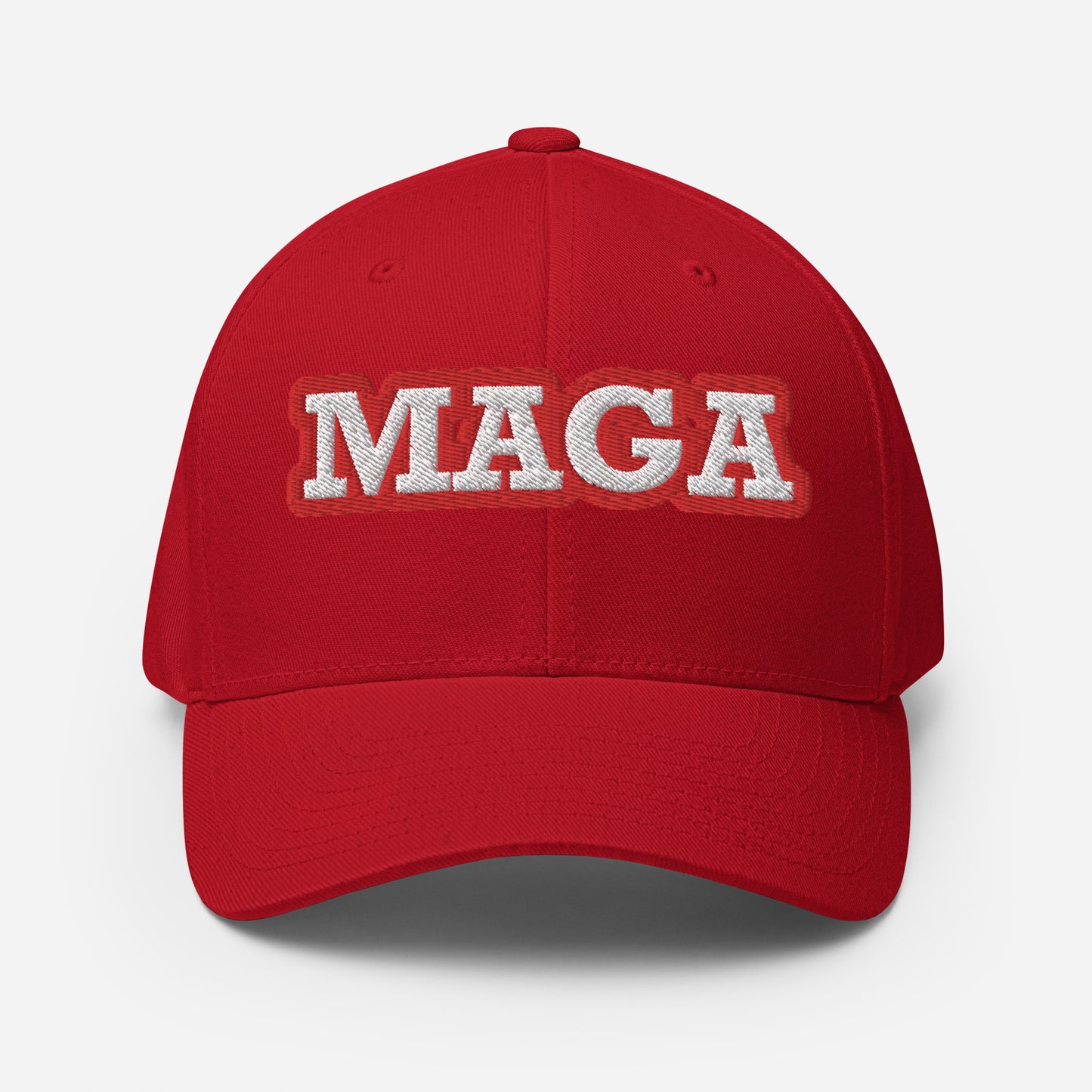 MAGA Front TRUMP on Back - Structured Twill Cap