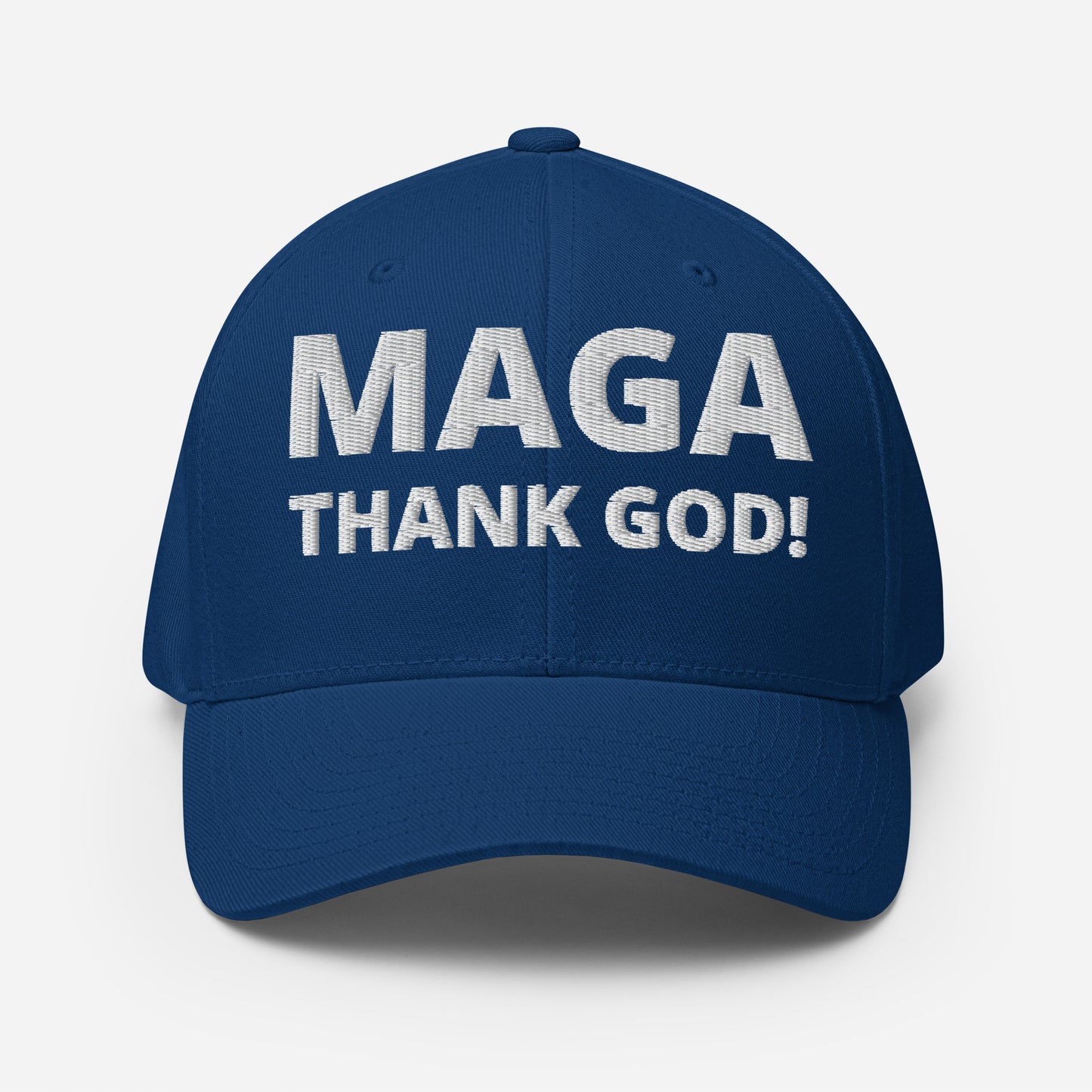 MAGA Thank GOD - Structured Twill Cap