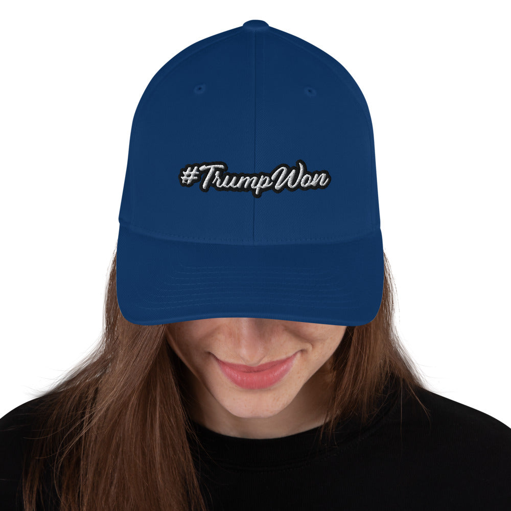 #TrumpWon Structured Twill Cap