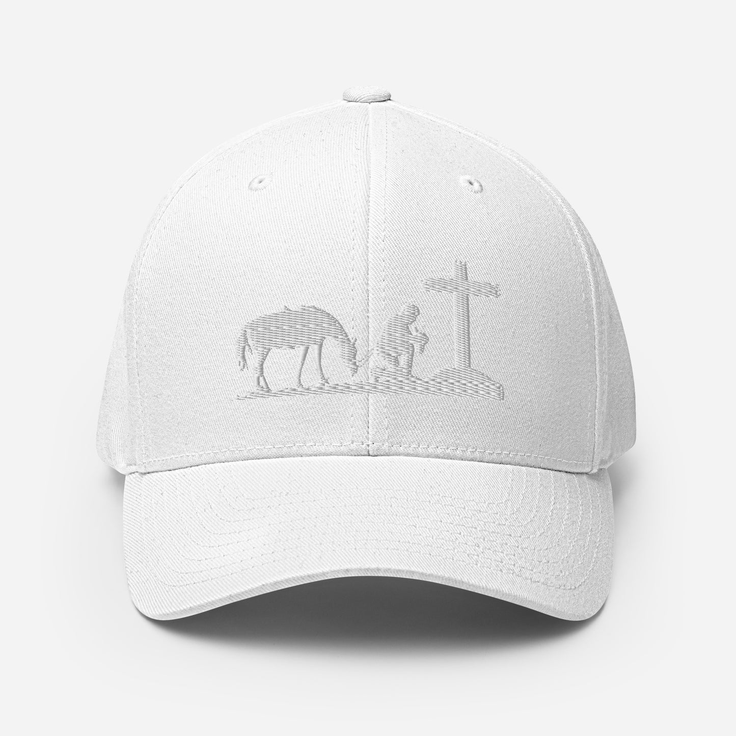 Cowboy Praying to GOD - Structured Twill Cap