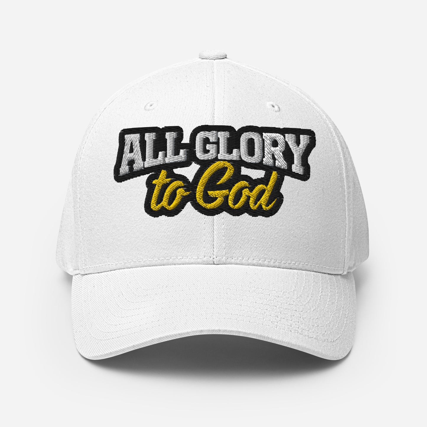 All Glory go&#39;s to GOD! Structured Twill Cap