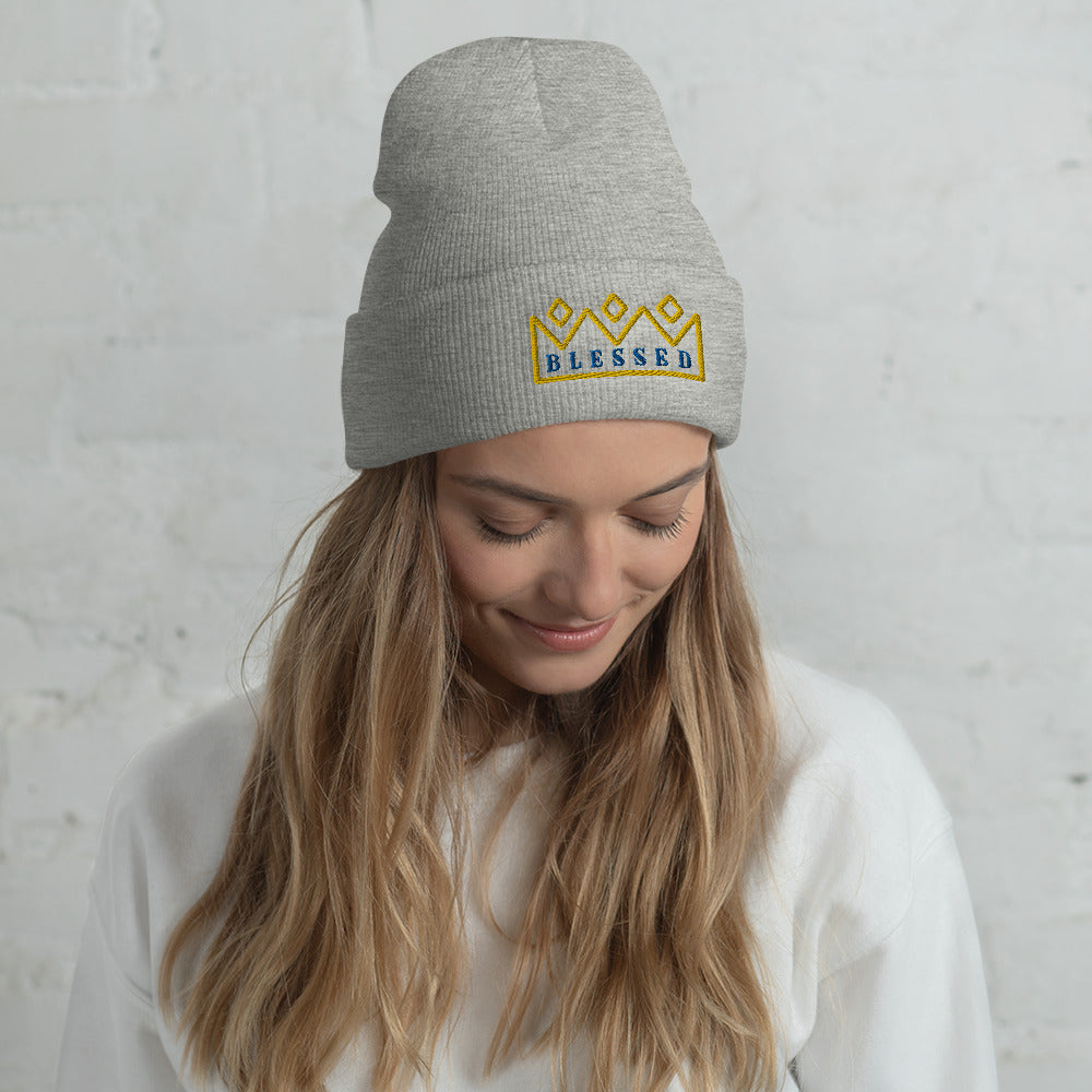 Blessed by a KING - Cuffed Beanie