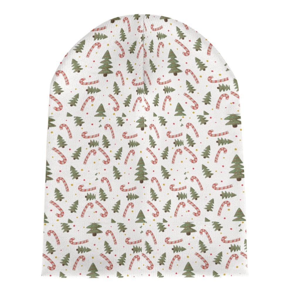 Full printed knitted hat