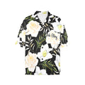 Lords Glory Gardenia's Flowers Women's All Over Print Hawaiian Shirt （Made in USA Ships to USA Only）