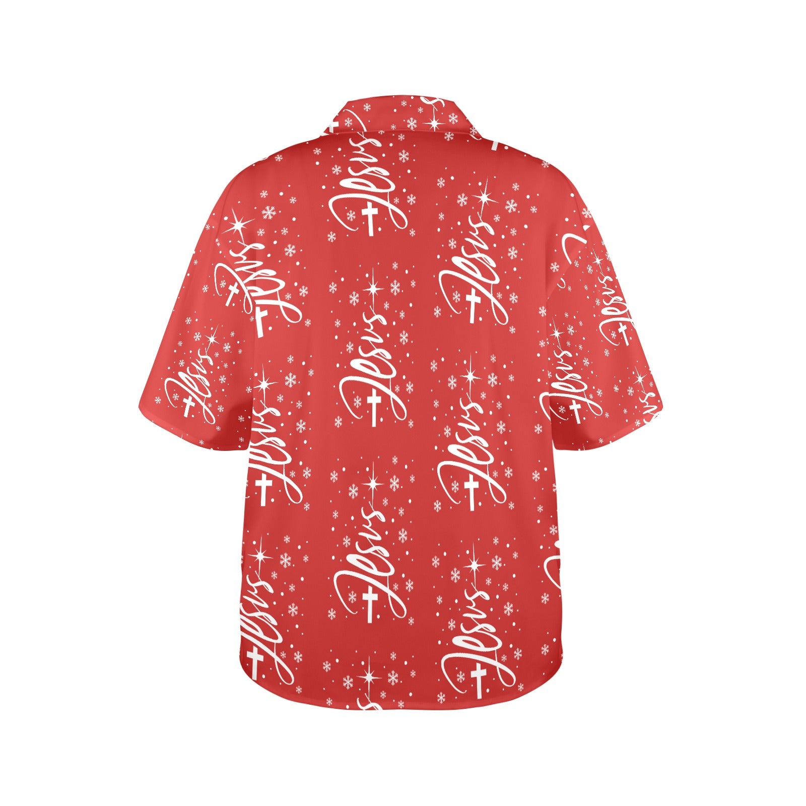 Women's All Over Print Hawaiian Shirt （Made in USA，Ships to USA Only）