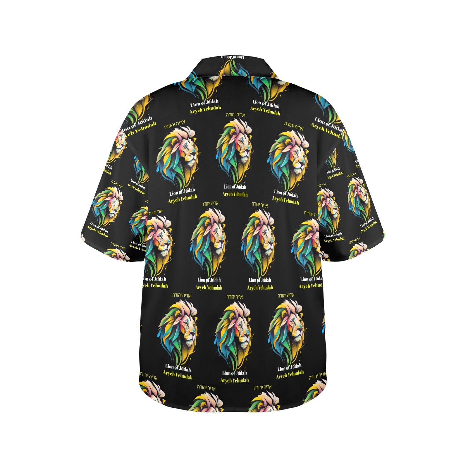 Lion of Judah Women's All Over Print Shirt （Made in USA，Ships to USA Only）