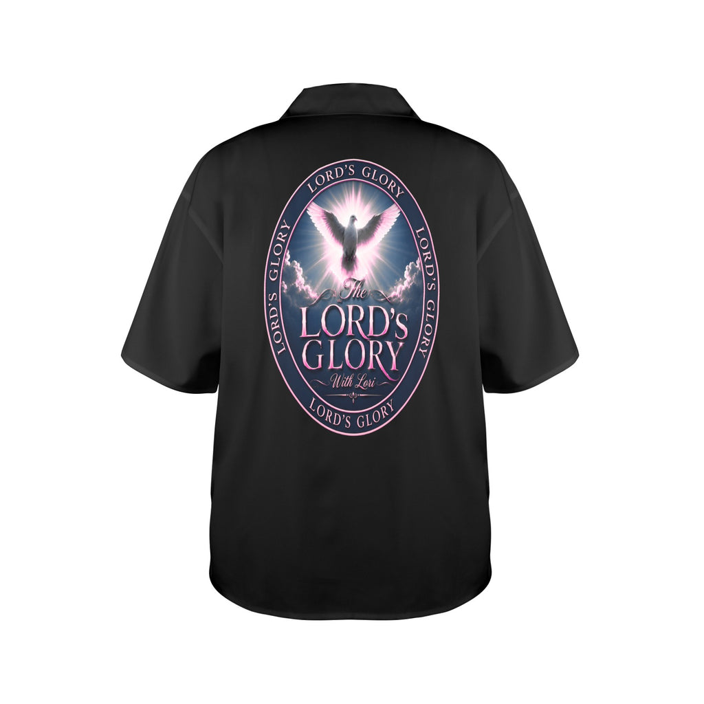 Lord Glory with Lori Women's All Over Print Hawaiian Shirt （Made in USA Ships to USA Only）