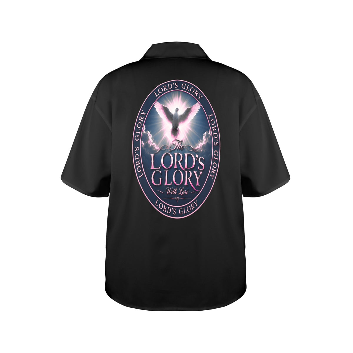 Lord Glory with Lori Women's All Over Print Hawaiian Shirt （Made in USA Ships to USA Only）