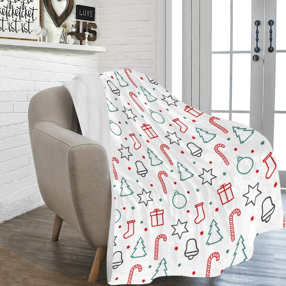 Christmas Ultra-Soft Micro Fleece Blanket 60" X 80" (Made In USA)