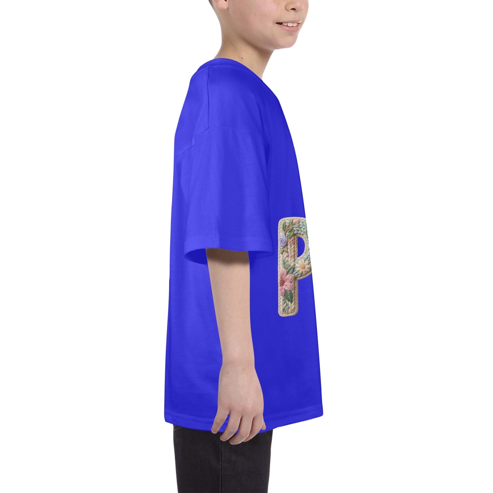 Just Pray Kids' T-Shirt in USA Size Front Print（Made in USA，Ships to USA Only）Free Shipping