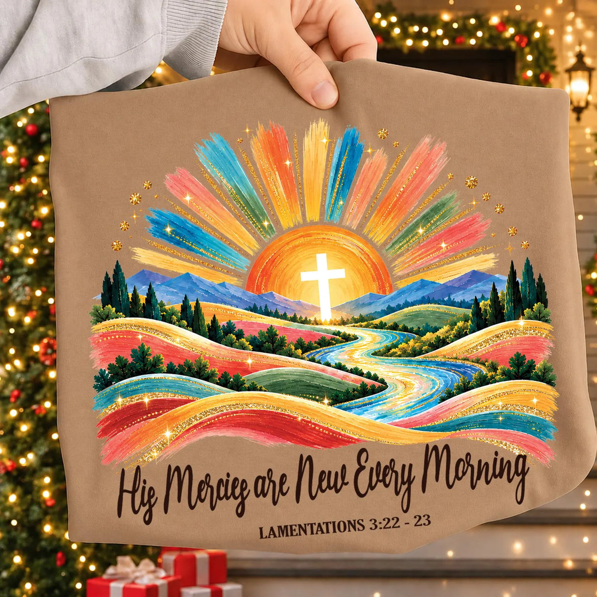 His Mercies are New Every Morning Lamentations: 22-23  T-Shirt
