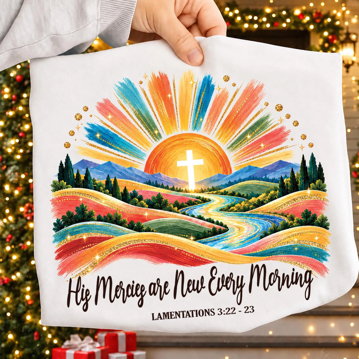 His Mercies are New Every Morning Lamentations: 22-23  T-Shirt