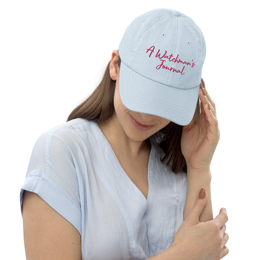 Diana Larkin - A Watchmans Journal Pastel baseball hat