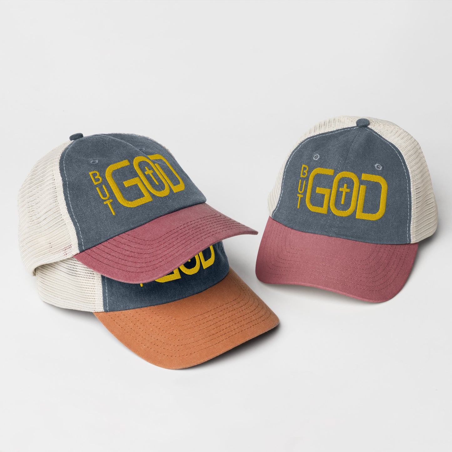 But GOD - Many Colors Pigment-dyed cap