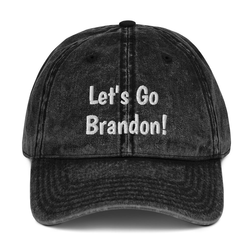 Let's Go Brandon! - Vintage Cotton Twill Cap