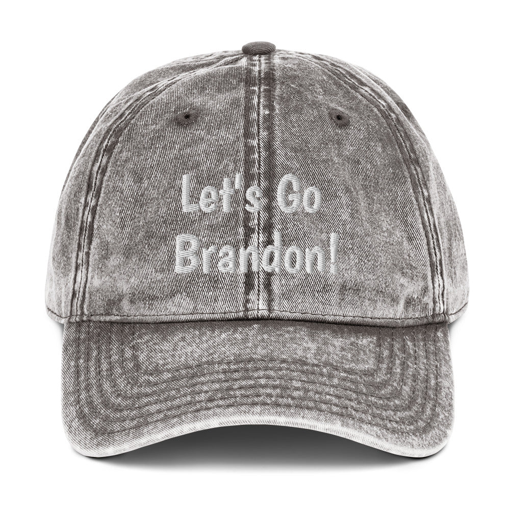 Let's Go Brandon! - Vintage Cotton Twill Cap