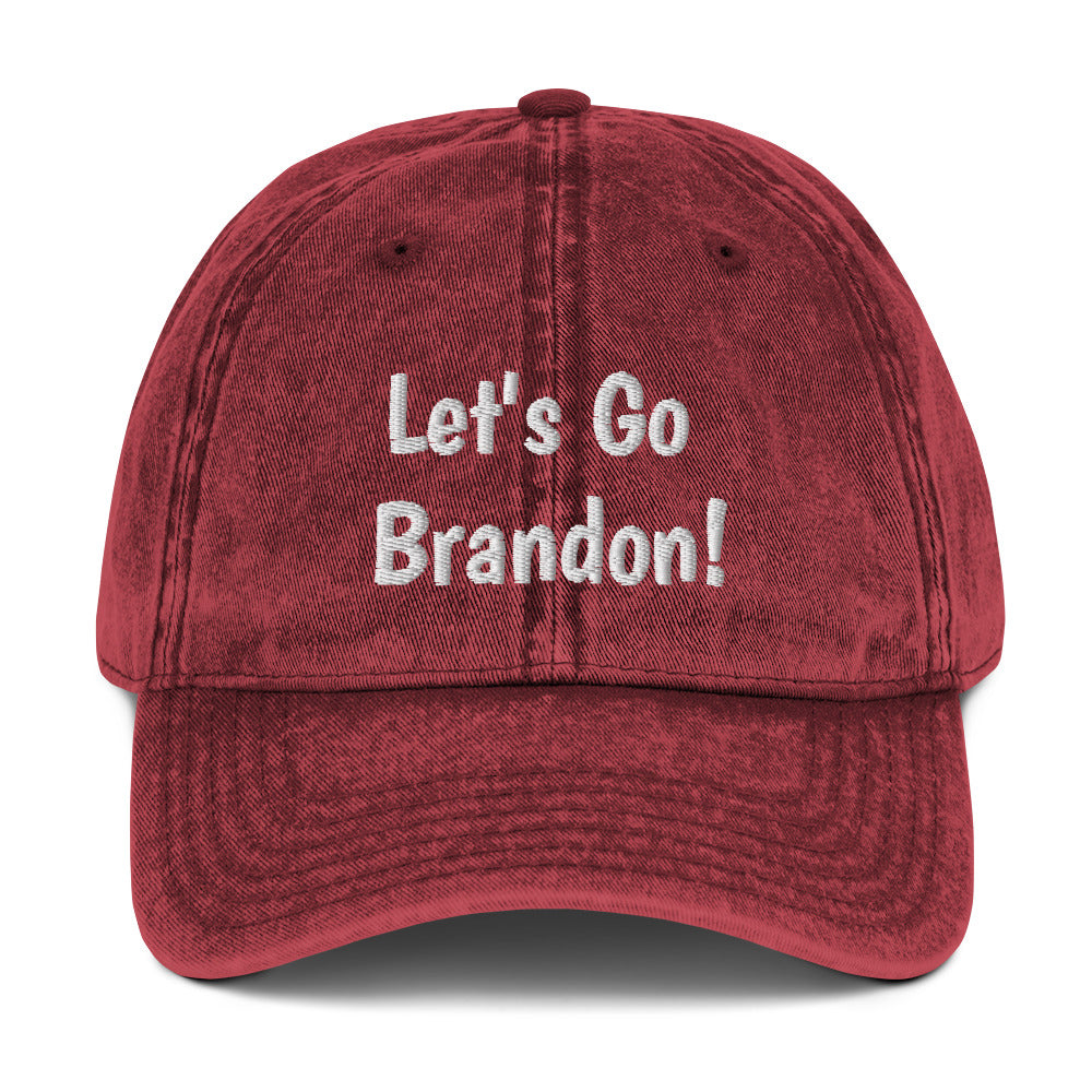 Let's Go Brandon! - Vintage Cotton Twill Cap