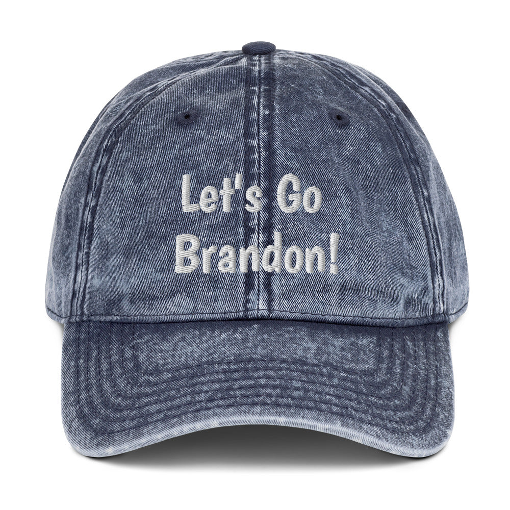 Let's Go Brandon! - Vintage Cotton Twill Cap